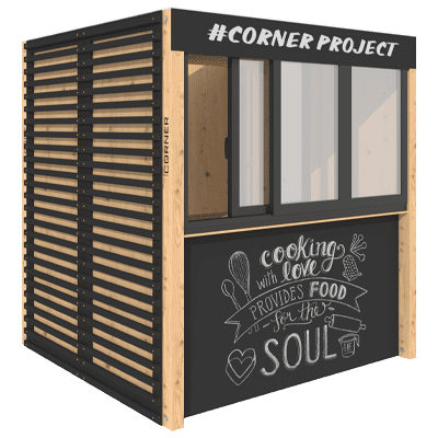 Ярмарочные домики в аренду | Корнеры - деревянный Corner